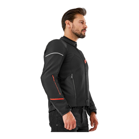 Kurtka tekstylna SHIMA X-MESH 2.0 RED czarny czerwony