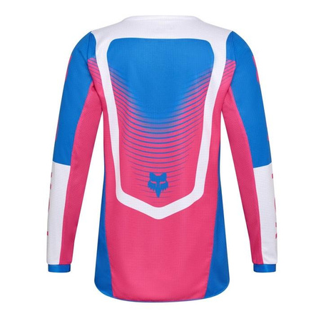 Bluza cross dziecięca FOX JUNIOR 180 COLLECT BLUE/PINK czarny różowy