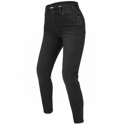 Jeansy motocyklowe damskie REBELHORN CLASSIC III LADY SLIM FIT BLACK czarny