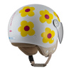 Kask otwarty NZI PASARELA MARGARITAS NARANJA Y ROSA biały czerwony żółty