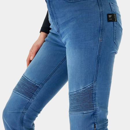 Jeansy motocyklowe damskie SHIMA ZENITH LADY BLUE niebieski