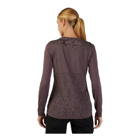 Koszulka rowerowa damska FOX LADY RANGER Z DŁUGIM RĘKAWEM TRU DRI PURPLE fioletowy