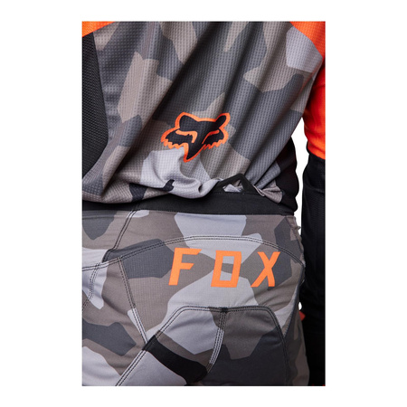 Spodnie cross FOX 180 BNKR GREY CAMO szary czarny pomarańczowy