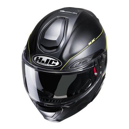 Kask szczękowy HJC RPHA 91 COMBUST BLACK/YELLOW czarny żółty fluo