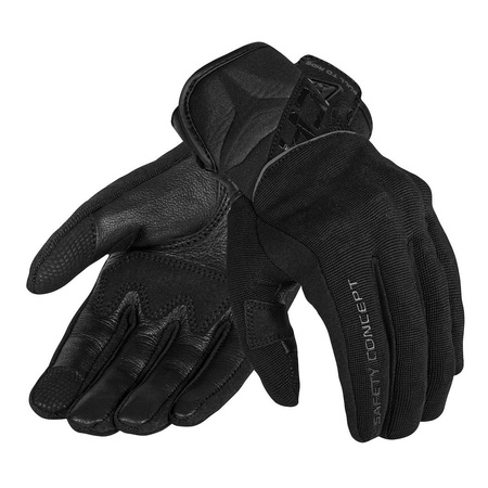 Rękawice miejskie damskie SECA X-STRETCH II LADY BLACK czarny