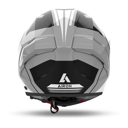 Kask integralny AIROH MATRYX THRON WHITE GLOSS biały szary czarny