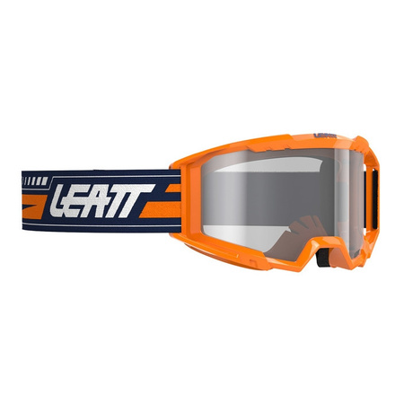 Gogle motocyklowe LEATT VIZION 3.5 IRIZ 35 VLT ORANGE SILVER pomarańczowy