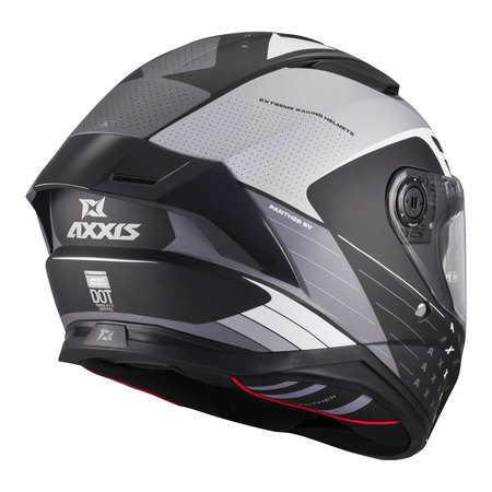 Kask integralny AXXIS PANTHER SV DIMENSION B0 MATT szary czarny biały