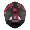 Kask szczękowy MT GENESIS SV CAVE MATT BLACK/RED czarny czerwony biały