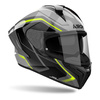 Kask integralny AIROH MATRYX WIDE YELLOW GLOSS żółty fluo szary czarny