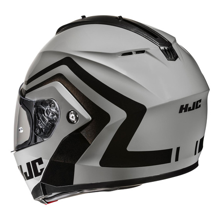 Kask szczękowy HJC C91N NEPOS GREY szary czarny