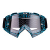 Gogle motocyklowe IMX MUD GRAPHIC BLUE/BLACK SZYBA CLEAR niebieski czarny mat