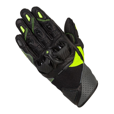 Rękawice sportowe REBELHORN FLUX II BLACK/FLO YELLOW czarny szary żółty fluo