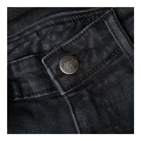 Jeansy motocyklowe BROGER CALIFORNIA WASHED GREY szary