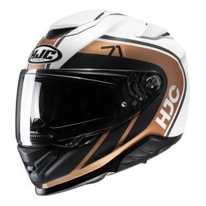 Kask integralny HJC RPHA 71 MAPOS WHITE/BRONZE biały brązowy czarny