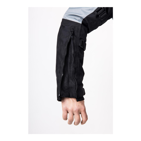 Kurtka tekstylna OZONE TOUR II BLACK/GREY czarny szary