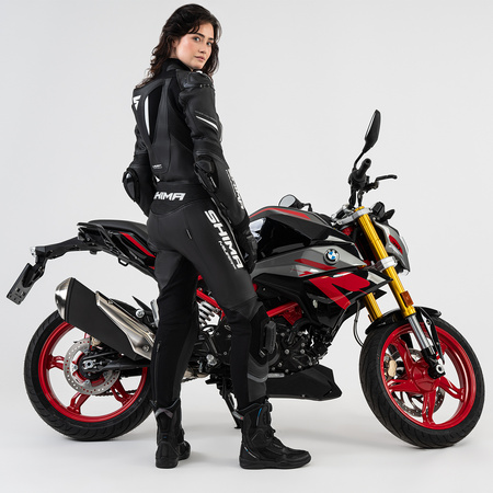 Kombinezon jednoczęściowy damski SHIMA MIURA RS BLACK/WHITE czarny biały