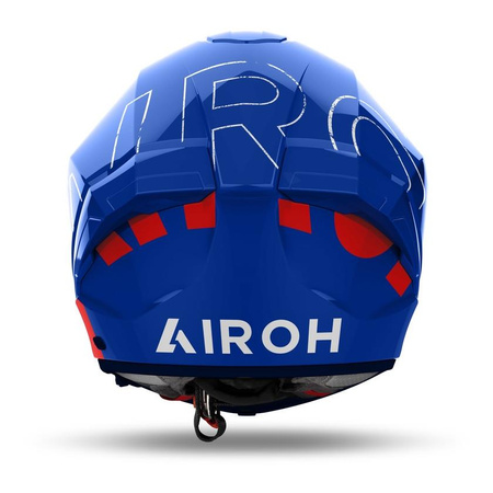 Kask integralny AIROH MATRYX SCOPE BLUE/RED GLOSS niebieski czerwony biały