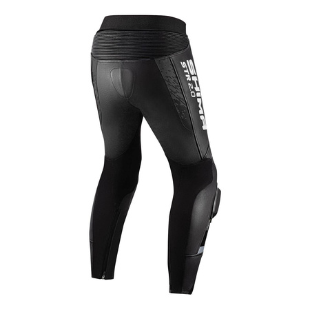 Spodnie skórzane SHIMA STR 2.0 BLACK czarny szary