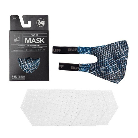 Maseczka BUFF FILTER MASK KEREN FLASH PINK