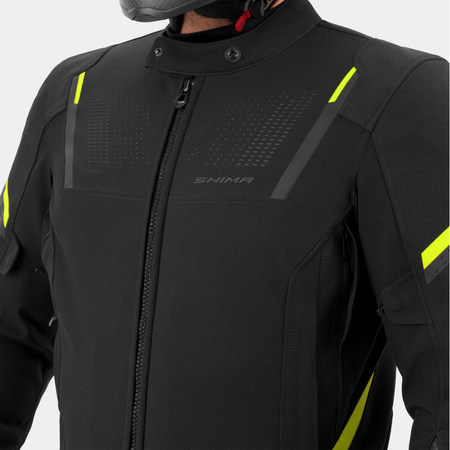 Kurtka tekstylna SHIMA RUSH 3.0 G2 FLUO czarny żółty fluo