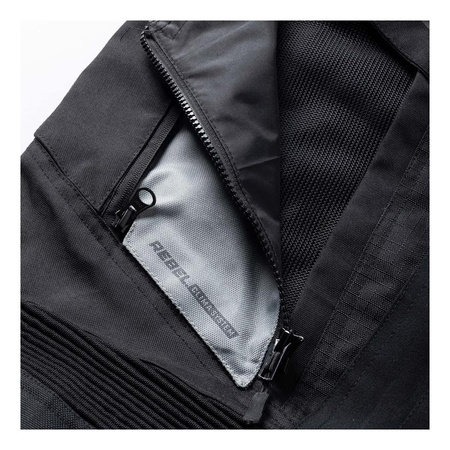 Spodnie tekstylne REBELHORN CUBBY IV BLACK czarny