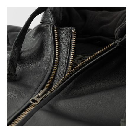 Kurtka skórzana OZONE STRIKER BLACK czarny