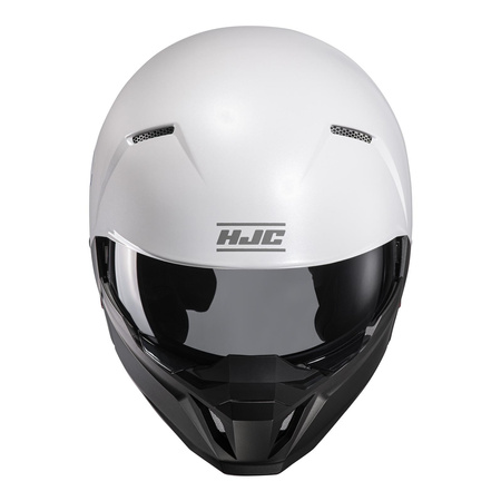 Kask otwarty HJC I20 PEARL WHITE biały czarny