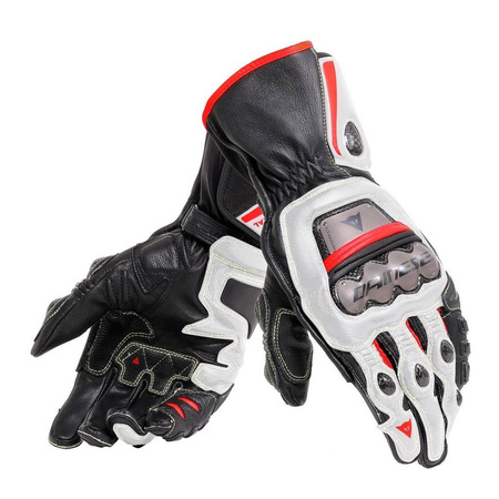 Rękawice sportowe DAINESE FULL METAL 6 BLACK/WHITE/RED czarny biały czerwony