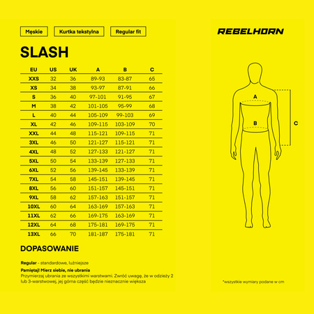 Kurtka tekstylna REBELHORN SLASH CYBERPUNK EDGERUNNERS 2 czarny biały szary czerwony fluo żółty fluo zielony