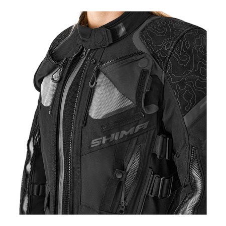 Kurtka tekstylna damska SHIMA TRACKER LADY BLACK czarny