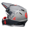 Kask cross BELL MOTO9S FLEX SEVEN VANGUARD MATTE CHARCOAL/ORANGE szary