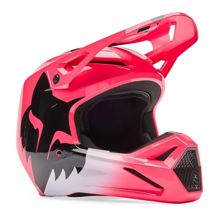 Kask cross FOX V1 SHIELD PINK różowy czarny