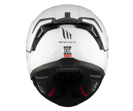 Kask integralny MT THUNDER 4 SV SOLID GLOSS PEARL WHITE biały