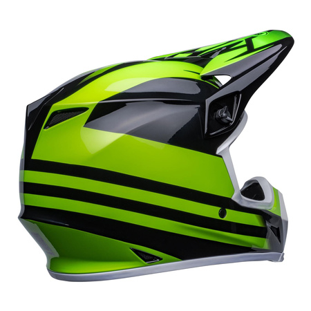 Kask cross BELL MX-9 MIPS DISRUPT BLACK/GREEN czarny zielony fluo