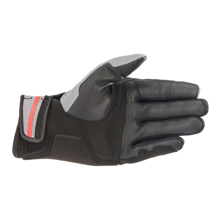 Rękawice miejskie ALPINESTARS CHROME ASH GREY/BLACK/BRIGHT RED szary czerwony fluo