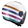 Kask otwarty SCORPION EXO-CITY II BEE WHITE/GREEN/GOLD biały zielony złoty