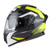 Kask integralny NZI GO RIDER STREAM DUO QUADRI BLACK GREY YELLOW czarny szary żółty