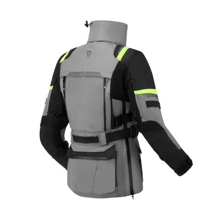 Kurtka tekstylna damska SECA ARRAKIS III LADY TITANIUM szary żółty fluo czarny
