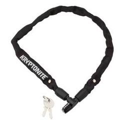 Zapięcie łańcuchowe KRYPTONITE KEEPER 465 NA KLUCZ 0,4CM X 65CM BLACK czarny biały
