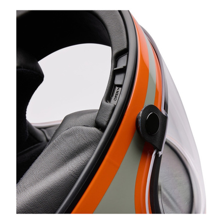 Kask integralny BELL BULLIT GT LANE STONE szary pomarańczowy fluo
