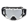Gogle motocyklowe IMX SAND WHITE GLOSS SZYBA SILVER IRIDIUM + CLEAR biały