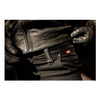 Jeansy motocyklowe SECA SQUARE II SHORT BLACK czarny