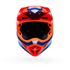 Kask cross BELL MX-10 MIPS WAVE ORANGE BLUE pomarańczowy niebieski