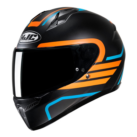 Kask integralny HJC C10 LITO BLACK/ORANGE czarny pomarańczowy niebieski