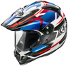 Kask cross ARAI TOUR-X4 DEPART BLUE METALLIC niebieski granatowy biały czerwony