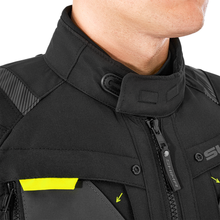 Kurtka tekstylna SHIMA HERO 2.0 MEN FLUO czarny szary żółty fluo