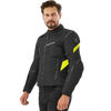 Kurtka tekstylna SHIMA RUSH 2.0 FLUO czarny żółty fluo