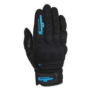 Rękawice miejskie damskie FURYGAN JET LADY D3O BLACK/TURQUOISE czarny niebieski