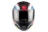Kask szczękowy MT ATOM 2 SV BAST WHITE/BLUE/RED biały niebieski czerwony czarny